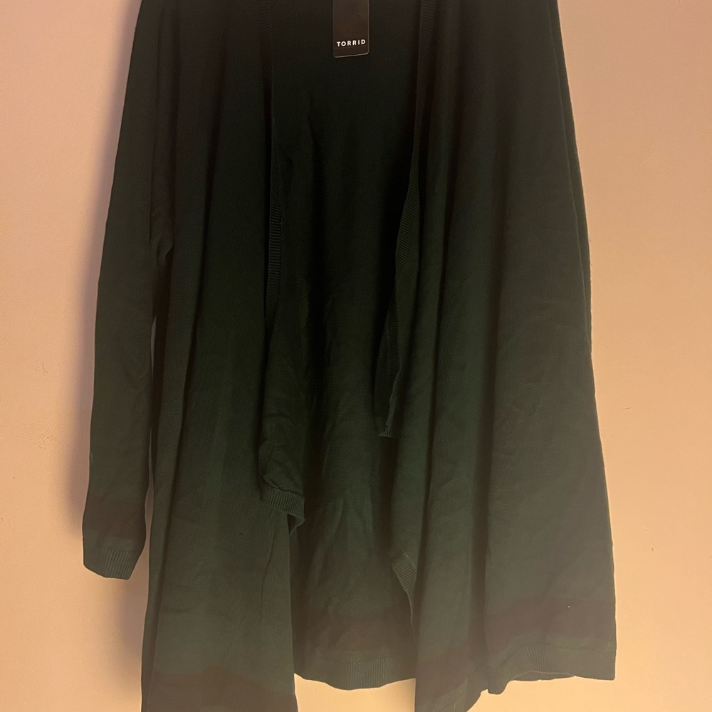 Torrid Outlander Forest Green Knit Cardigan